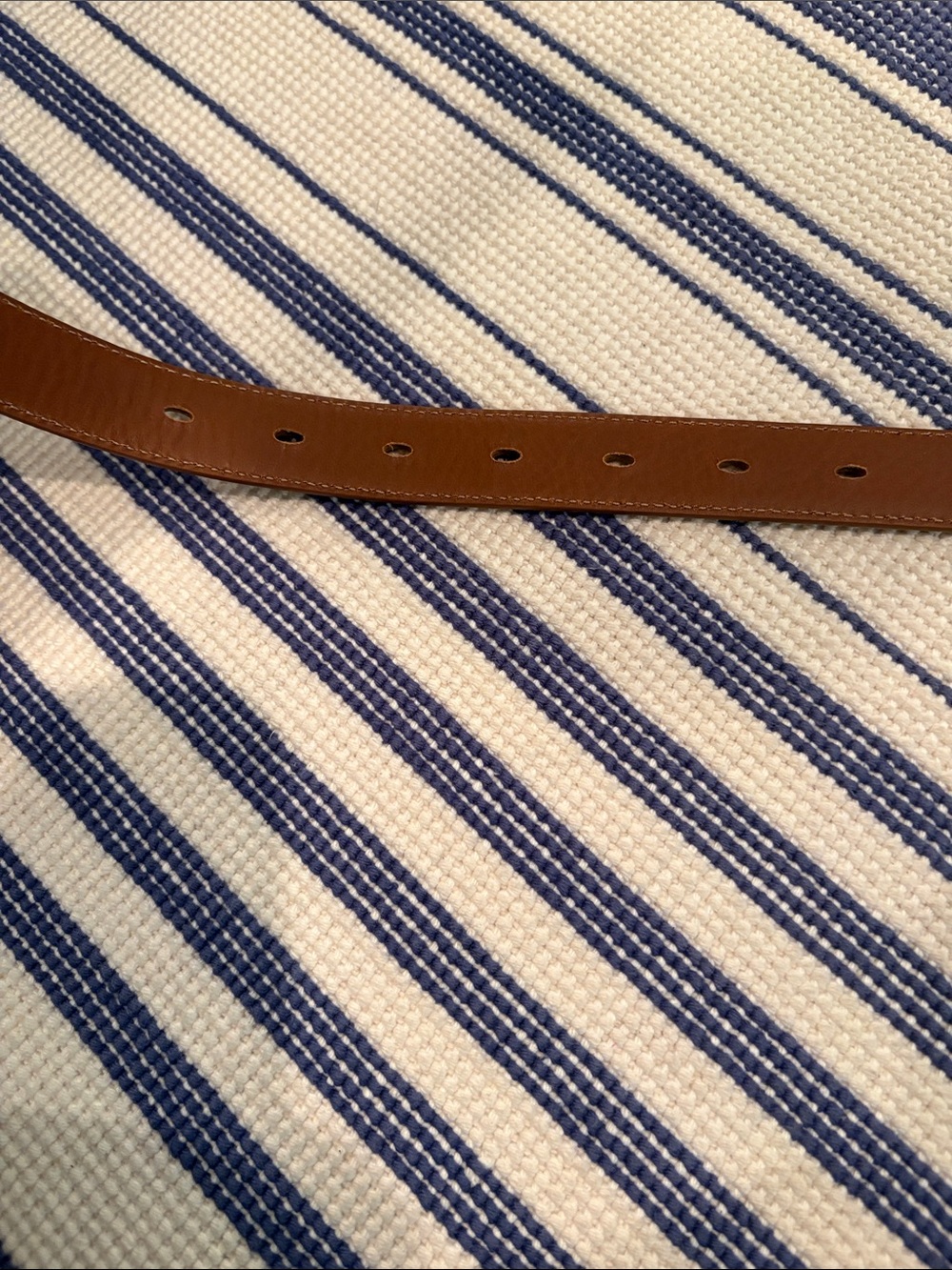 NWT ME+EM Suede Leather Reversible Belt in Mustard Tan Size M - Picture 7 of 9